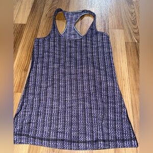 Lululemon tank top Purple Patterned Tank Top